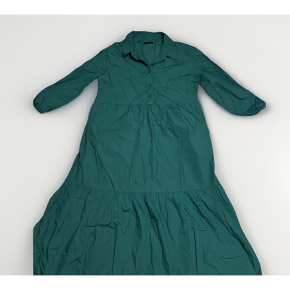 Quince 100% Organic Cotton Poplin Midi Tunic Dress, Women's Size Large - Picture 8 of 12